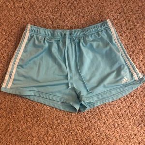 NWOT baby blue adidas shorts